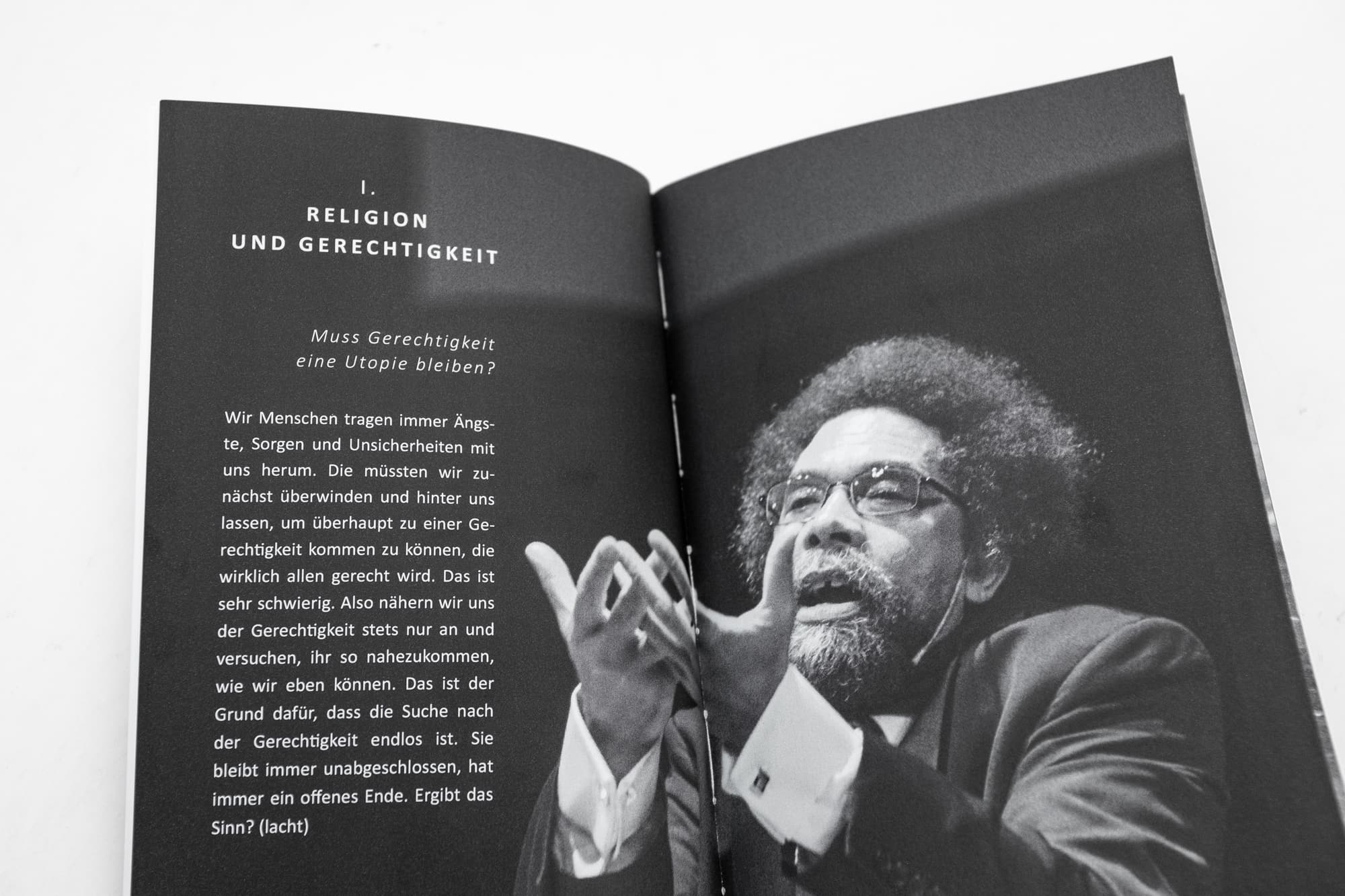 Publication by the philosophical research institute Hannover on the discussion with Cornel West in 2014.